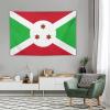 Calculay Burundi Flag Tapestry-Wall Hanging Home Wall Art Tapestry for Living Room/Bedroom/Dormitory Background Poster 40"x60" view 4