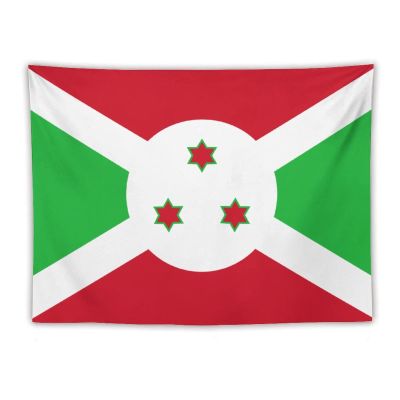 Calculay Burundi Flag Tapestry-Wall Hanging Home Wall Art Tapestry for Living Room/Bedroom/Dormitory Background Poster 60"x80"