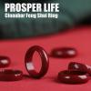 HETICA Feng Shui Cinnabar Ring, Attracting Wealth Cinnabar Feng Shui Ring for Men Women, Wealth and Protection Good Luck Money Amulet Lucky Rings That Bring Good Luck Mother's Day Gifts view 2