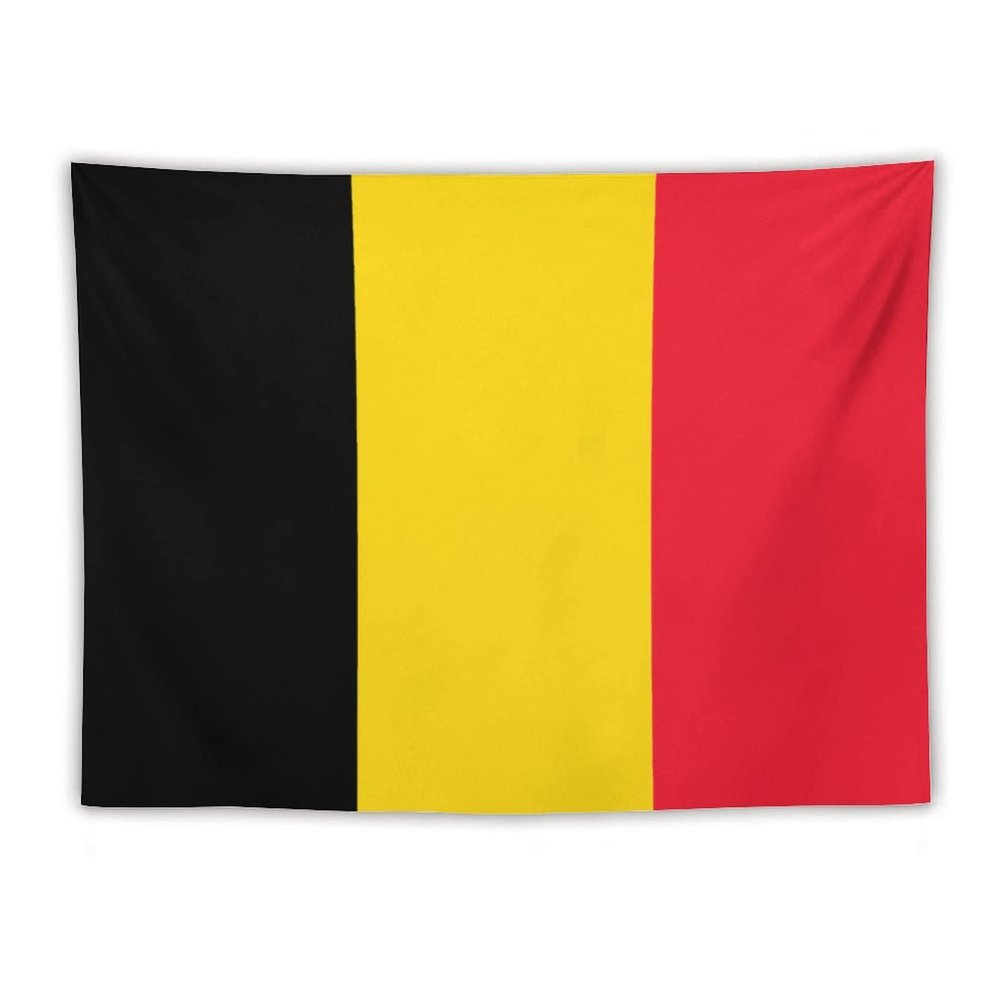 Calculay Belgian Flag Tapestry-Wall Hanging Home Wall Art Tapestry for Living Room/Bedroom/Dormitory Background Poster 60"x80"