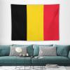 Calculay Belgian Flag Tapestry-Wall Hanging Home Wall Art Tapestry for Living Room/Bedroom/Dormitory Background Poster 60"x80" view 3