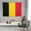 Calculay Belgian Flag Tapestry-Wall Hanging Home Wall Art Tapestry for Living Room/Bedroom/Dormitory Background Poster 60"x80" view 4