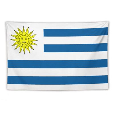 Calculay Uruguay Flag Tapestry-Wall Hanging Home Wall Art Tapestry for Living Room/Bedroom/Dormitory Background Poster 40"x60"