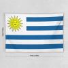 Calculay Uruguay Flag Tapestry-Wall Hanging Home Wall Art Tapestry for Living Room/Bedroom/Dormitory Background Poster 40"x60" view 2