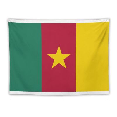 Cameroon Flag Tapestry-Wall Hanging Home Wall Art Tapestry for Living Room/Bedroom/Dormitory Background Poster 60"x80"