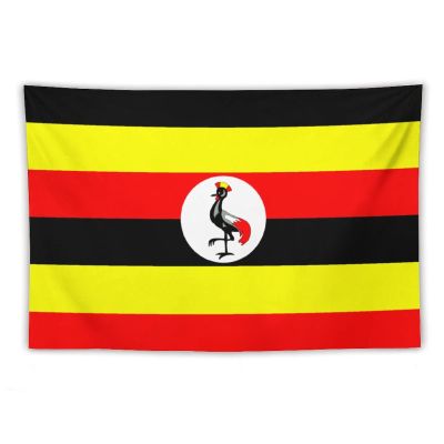 Calculay Uganda Flag Tapestry-Wall Hanging Home Wall Art Tapestry for Living Room/Bedroom/Dormitory Background Poster 40"x60"