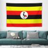 Calculay Uganda Flag Tapestry-Wall Hanging Home Wall Art Tapestry for Living Room/Bedroom/Dormitory Background Poster 40"x60" view 3
