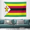 Calculay Zimbabwe Flag Tapestry-Wall Hanging Home Wall Art Tapestry for Living Room/Bedroom/Dormitory Background Poster 40"x60" view 3