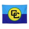 Caribbean Community Flag Tapestry-Wall Hanging Home Wall Art Tapestry for Living Room/Bedroom/Dormitory Background Poster 60"x80" view 1