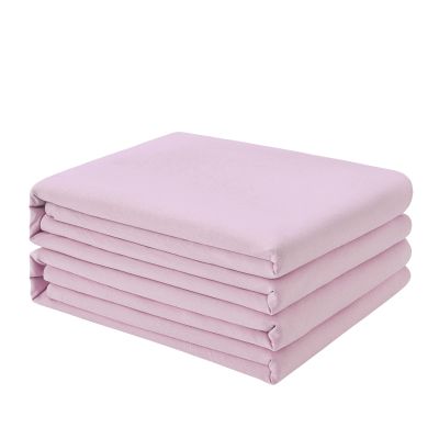FreshCulture Twin XL Flat Sheets Only 2 Pack - Hotel Quality Flat Bed Sheets - Brushed Microfiber - Ultra Soft & Breathable - Wrinkle-Free - Easy Care - Flat Sheets Only Twin XL Size (Dusty Pink)