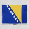 Calculay Bosnia and Herzegovina Flag Tapestry-Wall Hanging Home Wall Art Tapestry for Living Room/Bedroom/Dormitory Background Poster 60"x80" view 2