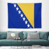 Calculay Bosnia and Herzegovina Flag Tapestry-Wall Hanging Home Wall Art Tapestry for Living Room/Bedroom/Dormitory Background Poster 60"x80" view 3
