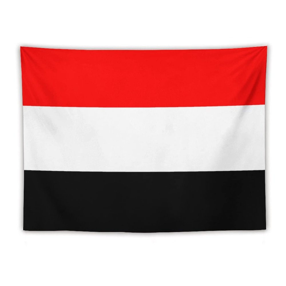 Calculay Yemen Flag Tapestry-Wall Hanging Home Wall Art Tapestry for Living Room/Bedroom/Dormitory Background Poster 60"x80"