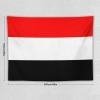 Calculay Yemen Flag Tapestry-Wall Hanging Home Wall Art Tapestry for Living Room/Bedroom/Dormitory Background Poster 60"x80" view 2