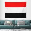 Calculay Yemen Flag Tapestry-Wall Hanging Home Wall Art Tapestry for Living Room/Bedroom/Dormitory Background Poster 60"x80" view 3