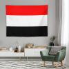 Calculay Yemen Flag Tapestry-Wall Hanging Home Wall Art Tapestry for Living Room/Bedroom/Dormitory Background Poster 60"x80" view 4