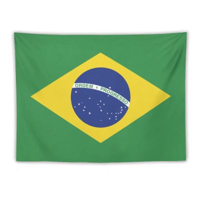 Calculay Brazil Flag Tapestry-Wall Hanging Home Wall Art Tapestry for Living Room/Bedroom/Dormitory Background Poster 60"x80"