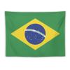 Calculay Brazil Flag Tapestry-Wall Hanging Home Wall Art Tapestry for Living Room/Bedroom/Dormitory Background Poster 60"x80" view 1