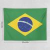 Calculay Brazil Flag Tapestry-Wall Hanging Home Wall Art Tapestry for Living Room/Bedroom/Dormitory Background Poster 60"x80" view 2