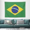 Calculay Brazil Flag Tapestry-Wall Hanging Home Wall Art Tapestry for Living Room/Bedroom/Dormitory Background Poster 60"x80" view 3