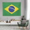 Calculay Brazil Flag Tapestry-Wall Hanging Home Wall Art Tapestry for Living Room/Bedroom/Dormitory Background Poster 60"x80" view 4