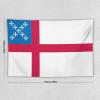 Calculay Episcopal Flag Tapestry-Wall Hanging Home Wall Art Tapestry for Living Room/Bedroom/Dormitory Background Poster 40"x60" view 2