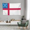 Calculay Episcopal Flag Tapestry-Wall Hanging Home Wall Art Tapestry for Living Room/Bedroom/Dormitory Background Poster 40"x60" view 4