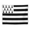 Calculay Brittany Flag Tapestry-Wall Hanging Home Wall Art Tapestry for Living Room/Bedroom/Dormitory Background Poster 60"x80" view 1