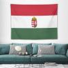 Calculay Hungarian Flag Tapestry-Wall Hanging Home Wall Art Tapestry for Living Room/Bedroom/Dormitory Background Poster 60"x80" view 3