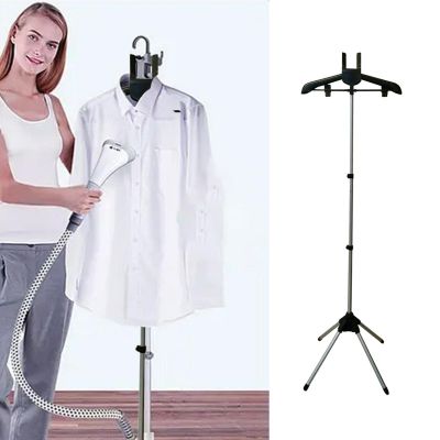 Handheld Garment Steamer Rack,Foldable Garment & Clothes Drying Rack,Adjustable Height,Hanging Ironing Machine Hanger Steam Ironing Machine Accessories Bracket Stand(Aluminium alloy,Size:63inch)