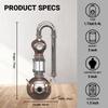 HOOLOO 8L2.1Gal) Distiller Pure Copper Household Still Hydrosol Essential Oil Gin Whiskey Rum Vodka Brandy Moonshine Apparatus (8L Copper Distiller) view 3