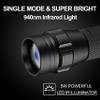 ULTRAFIRE 940nm IR Flashlight for Night Vision, Infrared Light LED IR Illuminator, Zoomable IR Lights are Invisible to The Human Eye - Use with Night Vision Gear (Infrared 940nm Light) view 2