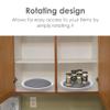 Gadgetime USA Lazy Susan Turntable 2 Pack, 12 inches Non-Skid Round Spinning Spice Organizer - Rotating Rack for Kitchen, Cabinet, Pantry, Fridge, Bathroom Vanity, Countertop view 4