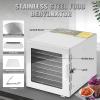 FAHKNS Dehydrater for Food And Jerky Deshidratador De Alimentos Fruit Dehydrator Commercial Used Meat Beef Maker Frutas Lem Herb Dryer 8 Trays Stainless Steel Desidratador view 4