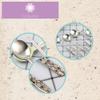 Balwoo [6 P][Made in Korea] Korean Style Soup Spoon 8.5 inch Premium 430(18/0) Stainless Steel Dessert Spoons Dinner Spoon, Table Spoon, Rice Spoon Ice Cream Scoop (The Milky Way) view 4