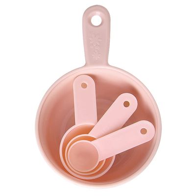 1 Set Plastic Mask Bowl with Spoon Facial Mask Mixing Bowl with Measuring Spoon Mud Mask Mixing Bowl DIY Face Mask Mixing Bowl and Spoon Face Mixing Bowl Set for Lady Women, Pink