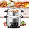 Rice Cooker With Steamer Basket, (2-6L) Portable Rice Cooker, Stainless Steel Inner Pot, With Steamer,Warm Functions, For 1-11 People (Size : 3L) view 3