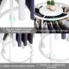 SPTZQURY Round Garment Rack, Floor Standing Iron clothes Hanging Rack with Topper, Suitable for Large Shopping Malls Retail, Clothes Boutique Display Laundry Rooms Multi-Purpose Hanging (WHITE) view 4