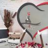 Personalized Wedding Guest Book Alternative: Wooden Acrylic Custom Name Date with Inserts Box DIY Rustic Wedding Heart Drop Guest Book for Anniversary Wedding Decor (Heart) view 1
