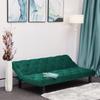 Anwickmak Sofa Converts into Sofa Bed 66" Velvet Sofa Bed Suitable for Family Living Room, Apartment, Bedroom for Boys Girls Teens for Bedroom,Green view 1