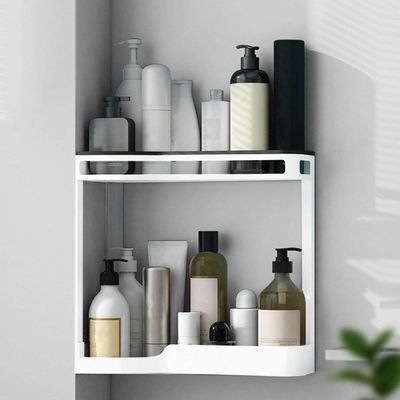 Acofuns Drainable Wall Shelves High Capacity Storage Rack Bathroom Organizer Home Storage for Toilet Kitchen Bathroom