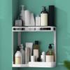 Acofuns Drainable Wall Shelves High Capacity Storage Rack Bathroom Organizer Home Storage for Toilet Kitchen Bathroom view 2