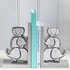 CribMATE Wooden Elephant Bookends for Kids Elephant Thematic Bookends for Girls Boys Nursery Room Decor view 1