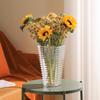 MCMCNCUIU Crystal Glass Vase, Large Crystal Vases for Flowers, Large Flower Vase, Clear Modern Vases for Living Room, Bedroom, Kitchen, Dining Table, Mantle, Wedding, 11 Inches view 4