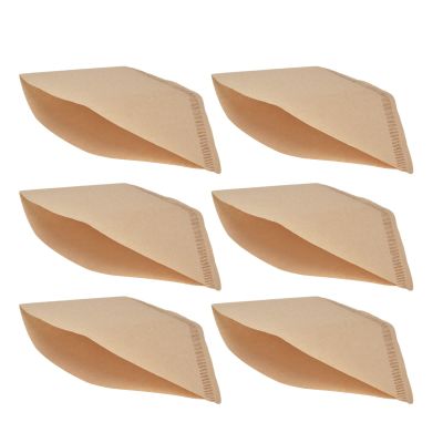 100PCS V60 Coffee Filter Paper,Disposable Coffee Drip Paper,Pour Over Coffee Filter Natural Wood Pulp Coffee Strainer Paper for 2 To 4 Cups Coffee Accessories(fan shape)