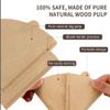 100PCS V60 Coffee Filter Paper,Disposable Coffee Drip Paper,Pour Over Coffee Filter Natural Wood Pulp Coffee Strainer Paper for 2 To 4 Cups Coffee Accessories(fan shape) view 2