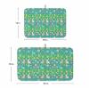 Boho Easter Dish Drying Mat for Kitchen Counter, Blue Eggs Runny Rabbit Flowers Absorbent Reversible Dish Drainer Rack Mats for Coffee Bar Mats 18''x24'' 2 PCS view 3