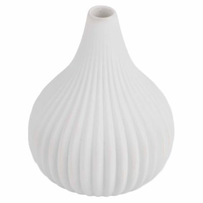 Firlar Ceramic Vase Home Room Table Desktop Vase for Flower Arrangement Individual Wedding Table Decoration Living Room Table Home Decor Wedding Decorations(10.8 * 9.8 * 2-White)