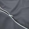 All Star Linen Queen Size Comforter Cover with Zipper Closure 100% Cotton 5 Piece Solid Dark Grey Duvet Cover Queen (90 x 90) Soft and Lightweight view 2