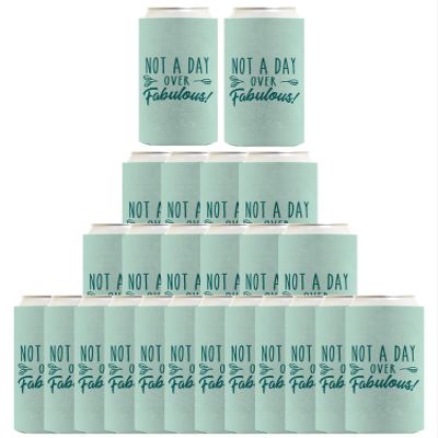 50th Birthday Gifts For Women Not A Day Over Fabulous 24-Pack Ultra Slim Can Drink Thermocoolers